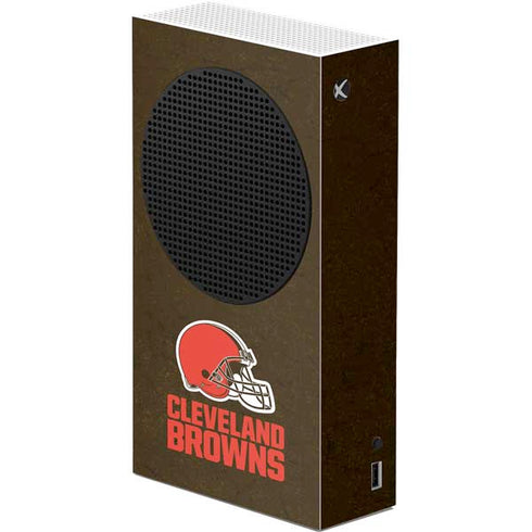 NFL Cleveland Browns Distressed Xbox Series S Console Skin